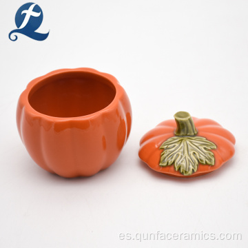 Venta al por mayor Pumpkin Lantern Ceramic Ramekin